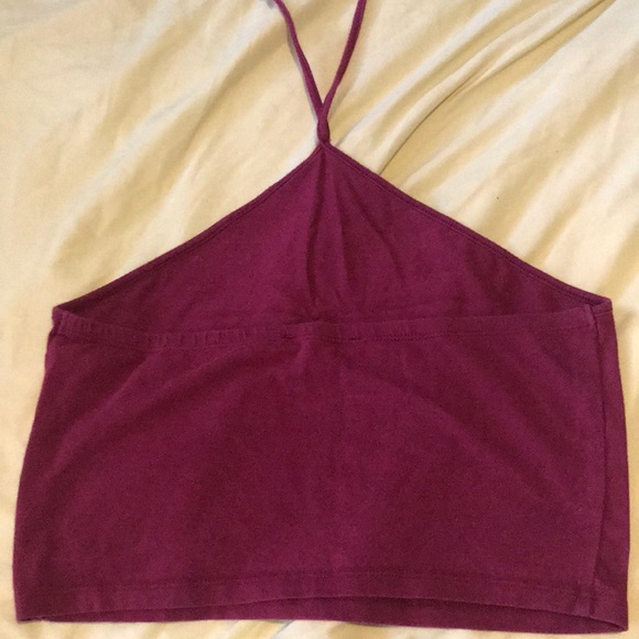 Red halter crop top - Picture 2 of 2